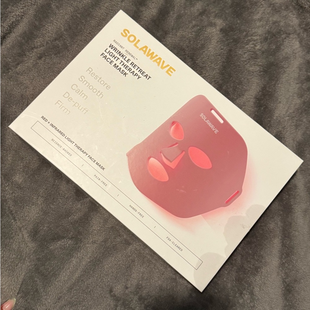 Pink LED Face Mask